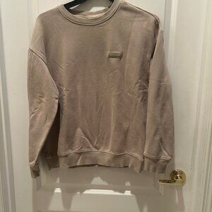 EUC HM Tan sweatshirt Size M